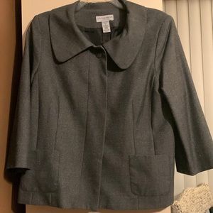 Sag Harbor Gray Blazer, size 16
